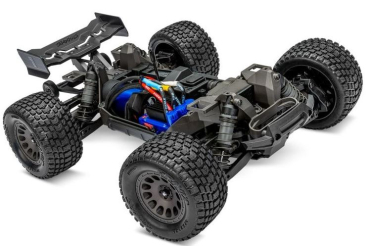 TRX108076-1-BLUE MINI-XRT 3S-Power 4x4 blau 1/16 Monster-Truck RTR